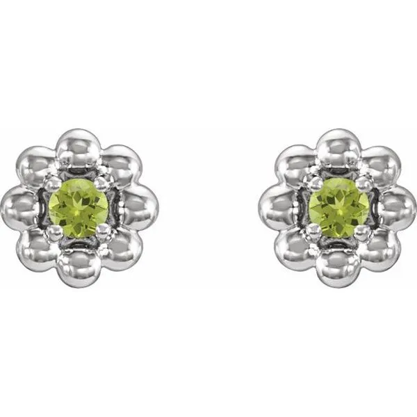 Petite Flower Earrings Image 2 Cherry Street Jewelers Tulsa, OK