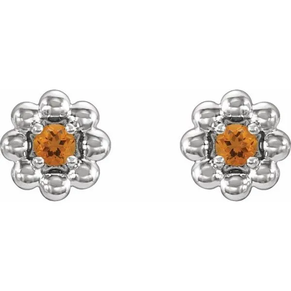 Petite Flower Earrings Image 2 Rasmussen Jewelers Spanish Fork, UT