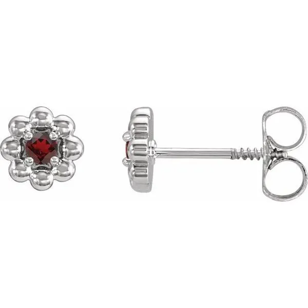 Petite Flower Earrings J. Meredith Jewelers Delafield, WI