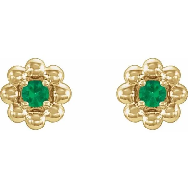 Petite Flower Earrings Image 2 Cherry Street Jewelers Tulsa, OK