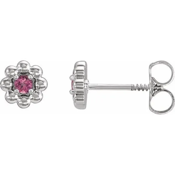 Petite Flower Earrings Linwood Custom Jewelers Linwood, NJ