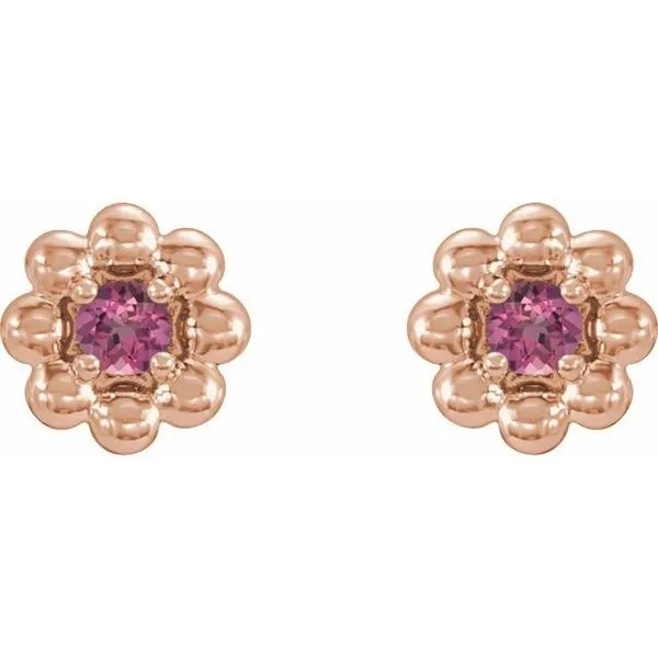 Petite Flower Earrings Image 2 Cherry Street Jewelers Tulsa, OK