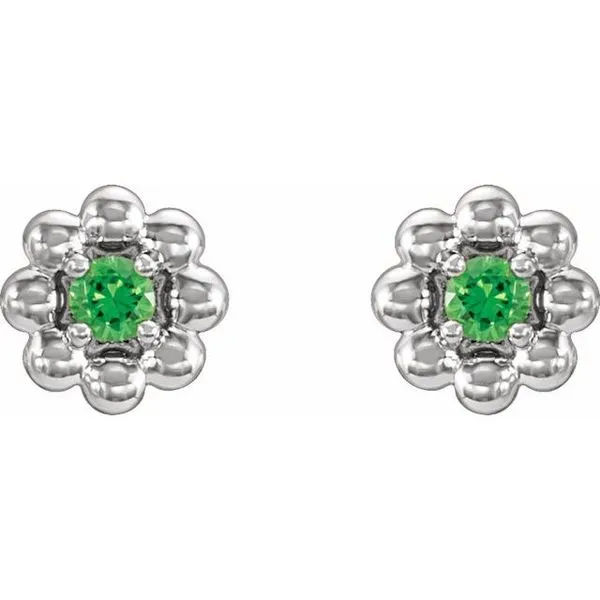 Petite Flower Earrings Image 2 Hart's Jewelers Grants Pass, OR