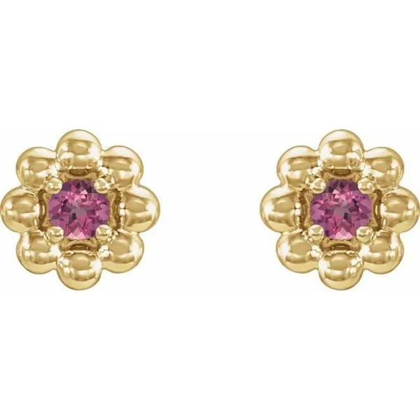 Petite Flower Earrings Image 2 Cherry Street Jewelers Tulsa, OK