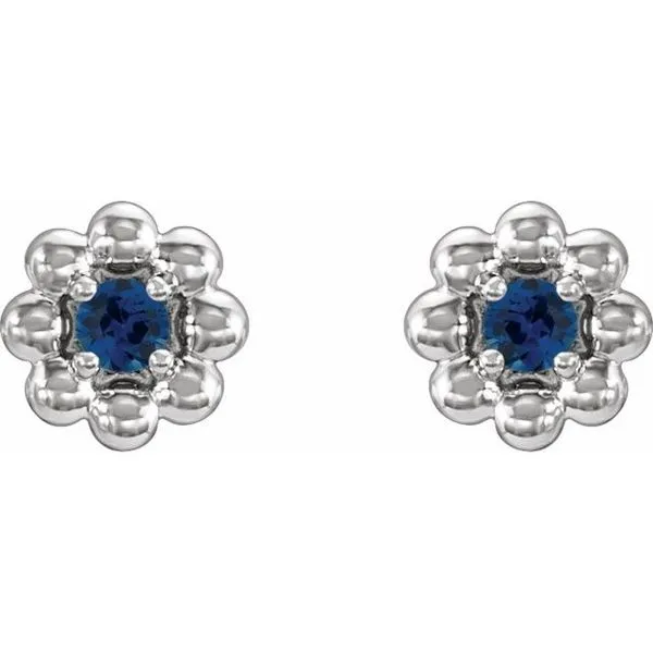 Petite Flower Earrings Image 2 Arnold's Jewelry and Gifts Logansport, IN