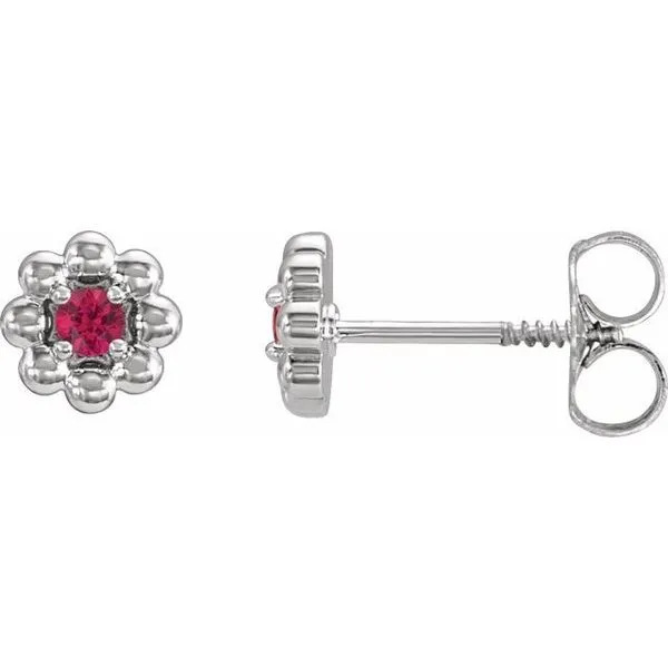 Petite Flower Earrings Hopman Jewelers Elkhart, IN