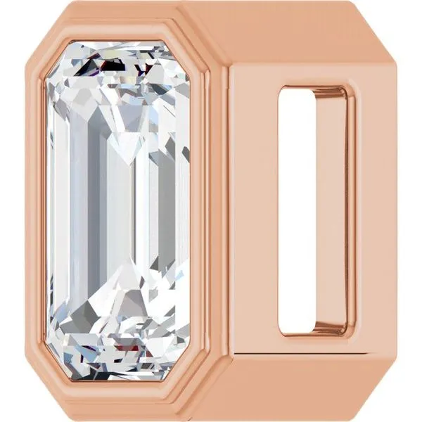 Solitaire Slide Pendant Image 2 J. Meredith Jewelers Delafield, WI