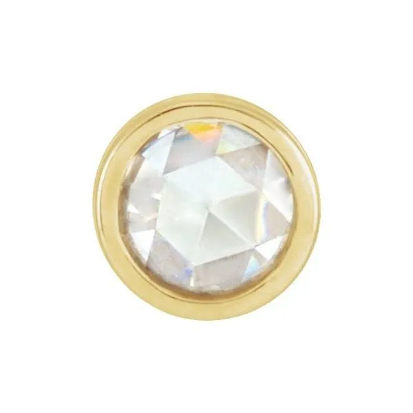 Round Bezel-Set Pendant Long Jewelers Chesapeake, VA