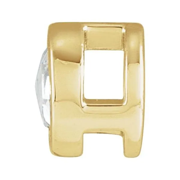 Round Bezel-Set Pendant Image 2 Cherry Street Jewelers Tulsa, OK