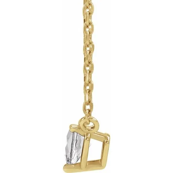 Solitaire Necklace Image 2 Diny's Jewelers Middleton, WI