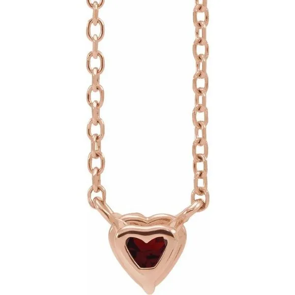 Solitaire Necklace Image 3 Diny's Jewelers Middleton, WI