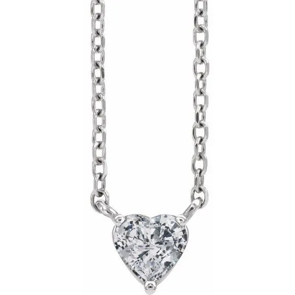 Solitaire Necklace Diny's Jewelers Middleton, WI