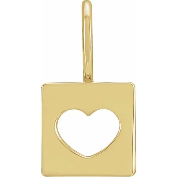 Pierced Heart Charm/Pendant Clater Jewelers Louisville, KY
