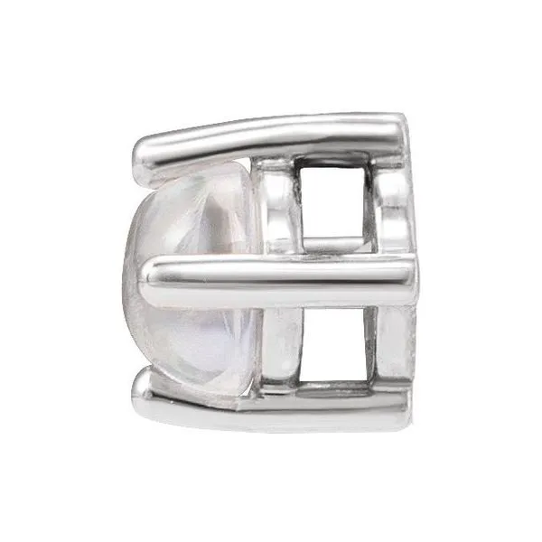 Round 4-Prong Cabochon Pendant Image 2 M. J. Thomas Jewelers, Ltd. Stratford, CT