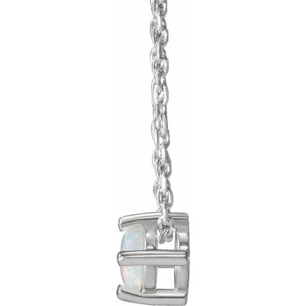 Round 4-Prong Cabochon Pendant Image 2 Hopman Jewelers Elkhart, IN