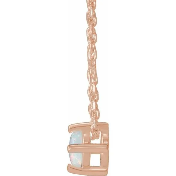 Round 4-Prong Cabochon Pendant Image 2 J. Meredith Jewelers Delafield, WI