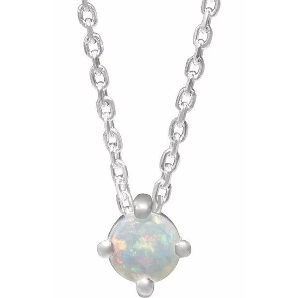 Round 4-Prong Cabochon Pendant Hart's Jewelers Grants Pass, OR