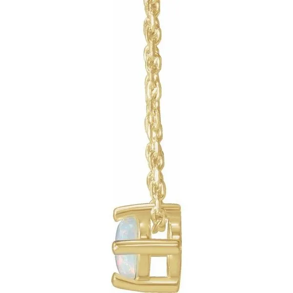 Round 4-Prong Cabochon Pendant Image 2 Cherry Street Jewelers Tulsa, OK