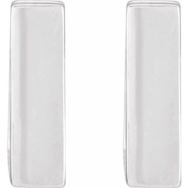 Square Huggie Hoop Earrings Image 2 Hopman Jewelers Elkhart, IN