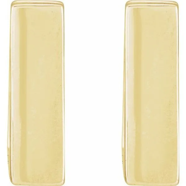 Square Huggie Hoop Earrings Image 2 Rasmussen Jewelers Spanish Fork, UT