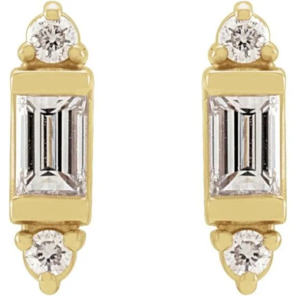 Accented Earrings Image 2 Clater Jewelers Louisville, KY