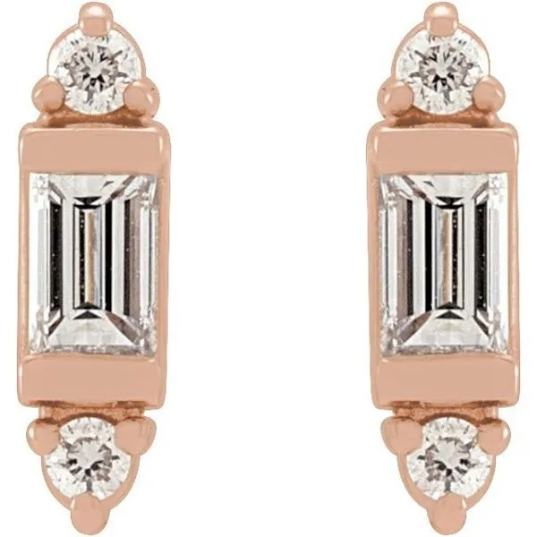 Accented Earrings Image 2 J. West Jewelers Round Rock, TX