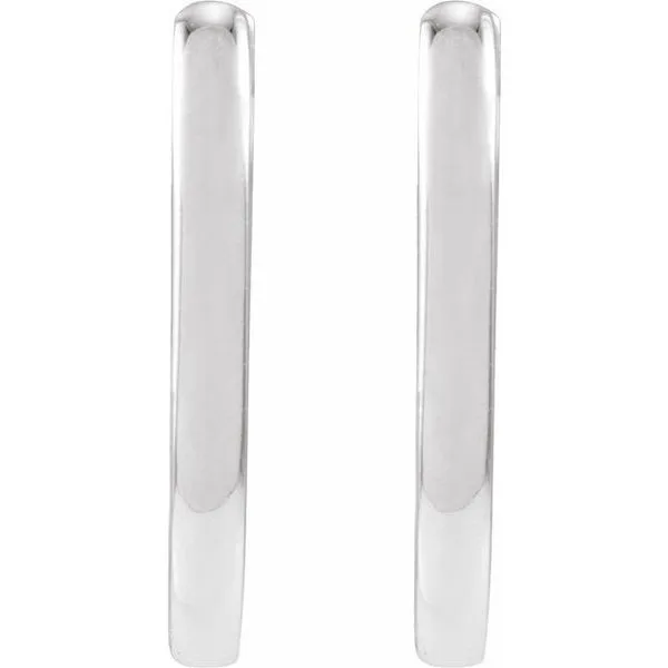 Elongated Hoop Earrings Image 2 SIERRA MOON Auburn, CA