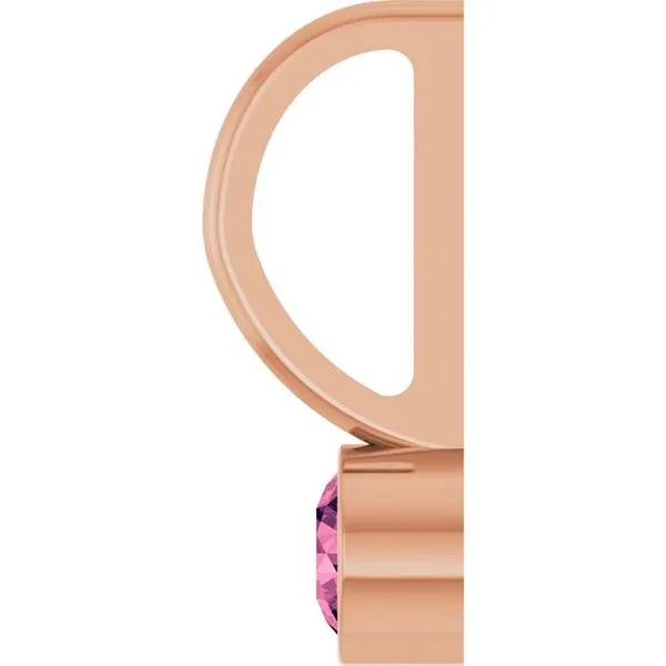 Bezel-Set Solitaire Charm/Pendant Image 3 Gysbers Jewelry Waupun, WI