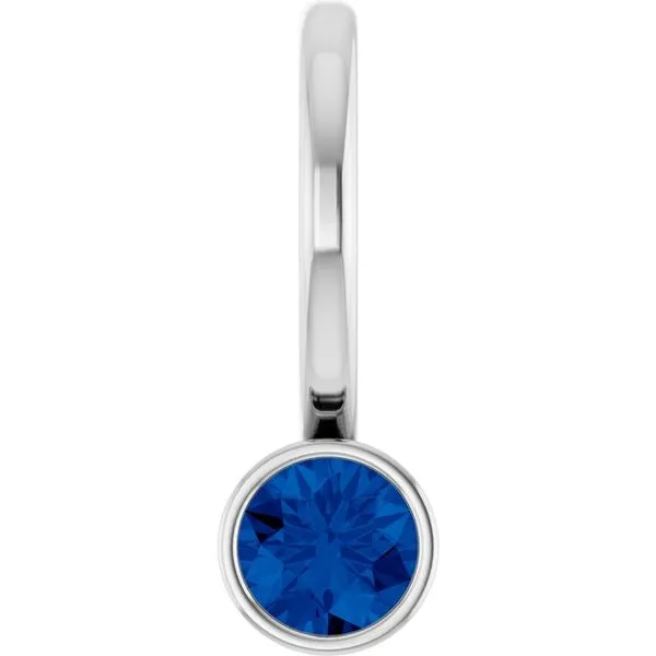 Bezel-Set Solitaire Charm/Pendant Colonial Jewelers of Easton Easton, MD