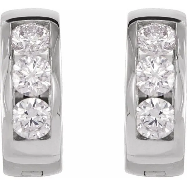 Hinged Hoop Earrings Image 2 Hopman Jewelers Elkhart, IN