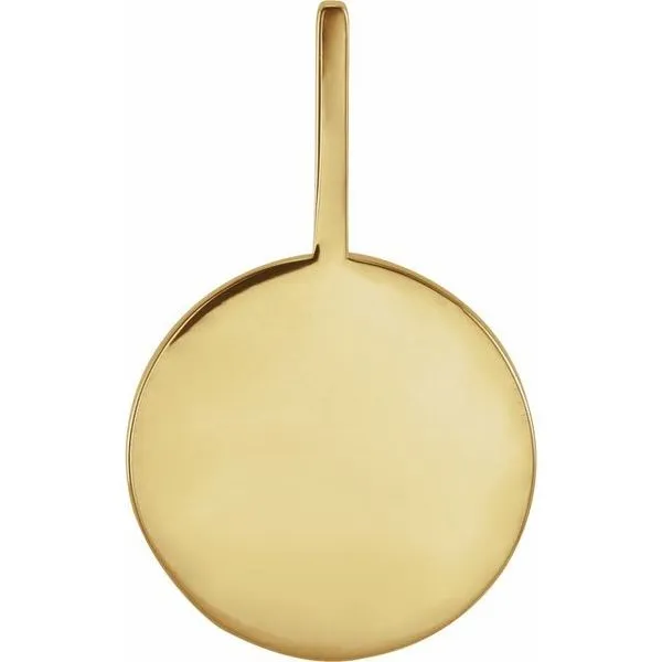 Engraved Paw Print Charm/Pendant Image 3 Diny's Jewelers Middleton, WI