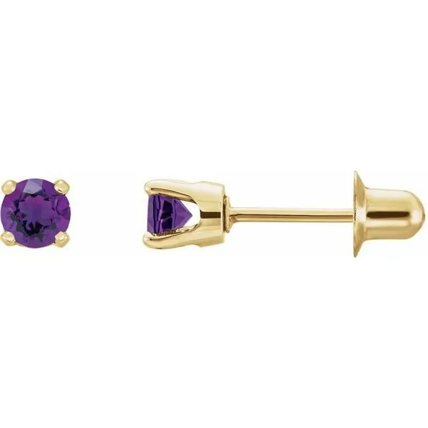 Round 4-Prong Stud Earrings Hopman Jewelers Elkhart, IN