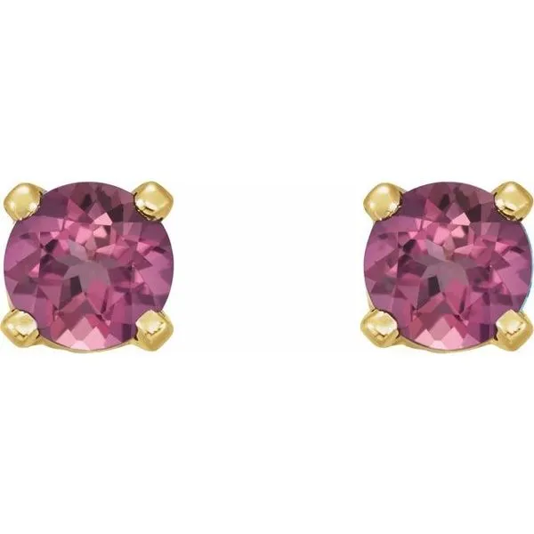 Round 4-Prong Stud Earrings Image 2 Rasmussen Jewelers Spanish Fork, UT