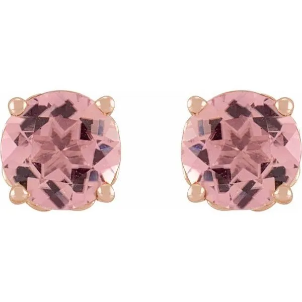 Round 4-Prong Stud Earring Image 2 Cherry Street Jewelers Tulsa, OK