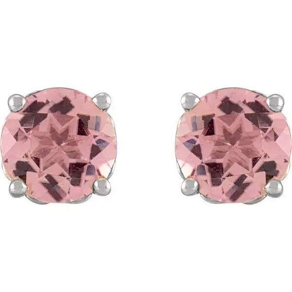 Round 4-Prong Stud Earring Image 2 Hopman Jewelers Elkhart, IN