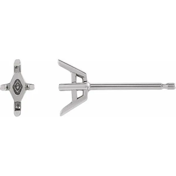 Kite 4-Prong Stud Earring J. Meredith Jewelers Delafield, WI