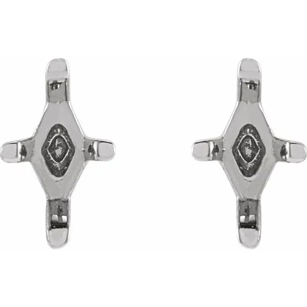 Kite 4-Prong Stud Earring Image 2 Rasmussen Jewelers Spanish Fork, UT