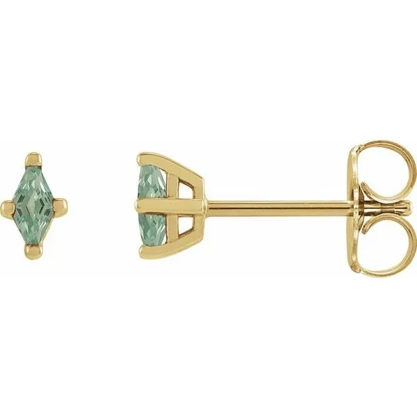 Kite 4-Prong Stud Earring Hopman Jewelers Elkhart, IN