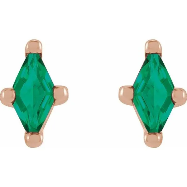 Kite 4-Prong Stud Earring Image 2 Arnold's Jewelry and Gifts Logansport, IN