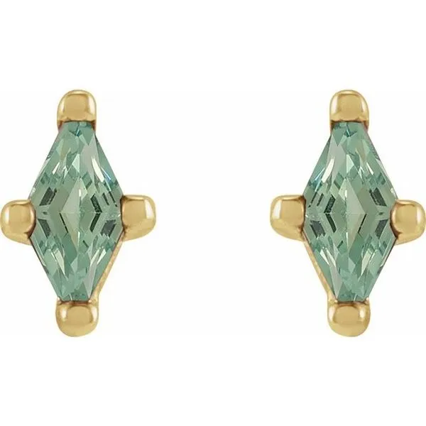Kite 4-Prong Stud Earring Image 2 The Diamond Shop, Inc. Lewiston, ID