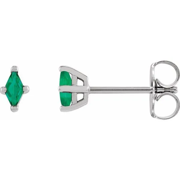 Kite 4-Prong Stud Earring Hopman Jewelers Elkhart, IN