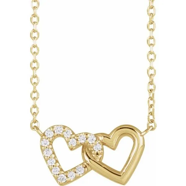 Interlocking Heart Necklace Hopman Jewelers Elkhart, IN