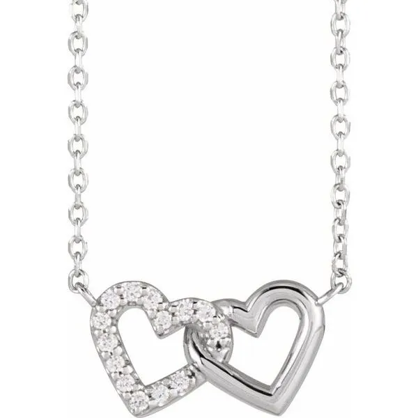 Interlocking Heart Necklace Hopman Jewelers Elkhart, IN