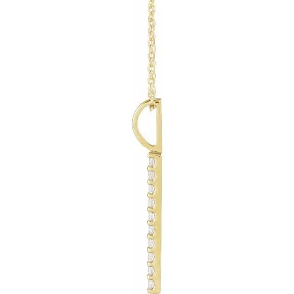 Vertical Bar Necklace or Charm/Pendant Image 2 Diny's Jewelers Middleton, WI