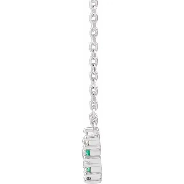 Accented Bar Necklace Image 2 McCoy Jewelers Bartlesville, OK