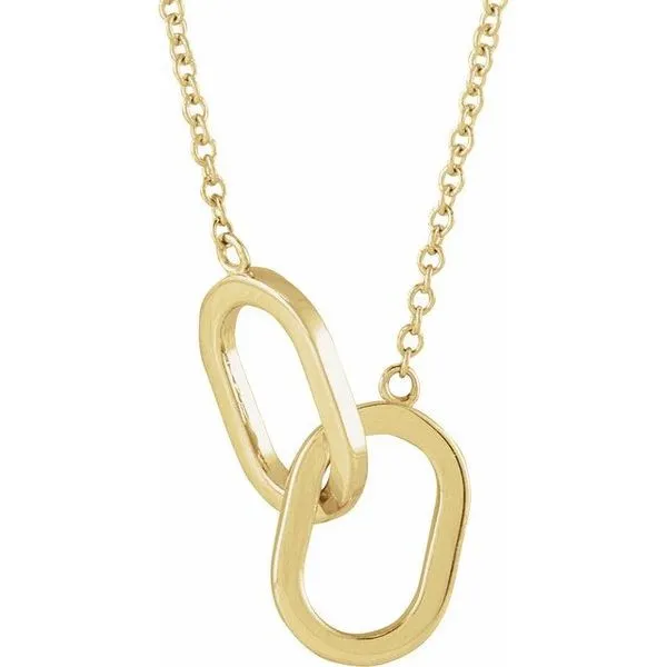 Interlocking Oval Necklace Hopman Jewelers Elkhart, IN