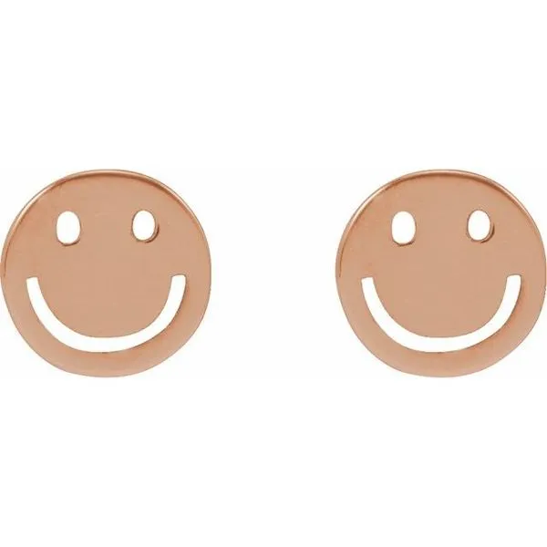 Smiley Face Earrings Image 2 Gysbers Jewelry Waupun, WI