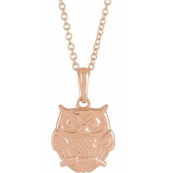 Owl Necklace Hopman Jewelers Elkhart, IN