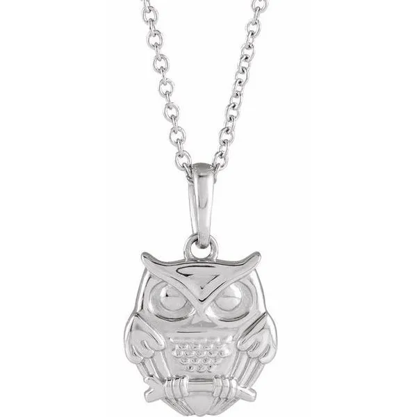 Owl Necklace Long Jewelers Chesapeake, VA