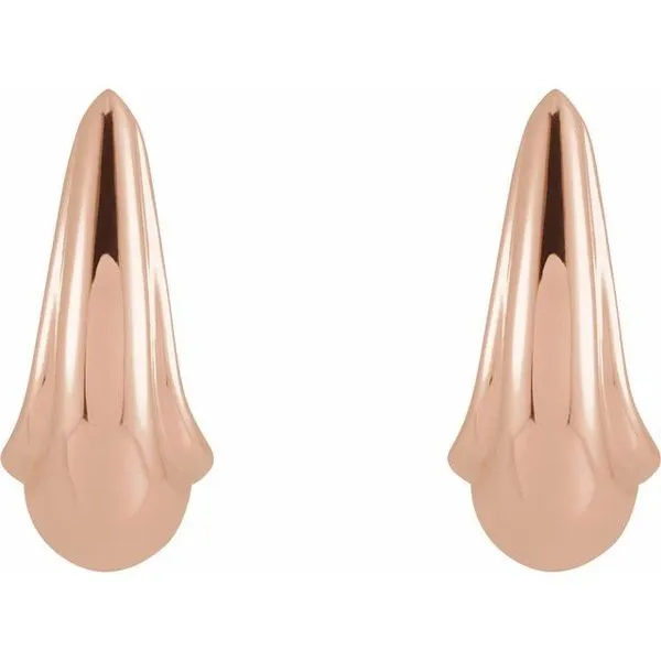 J-Hoop Earrings Image 2 Michael's Jewelry North Wilkesboro, NC